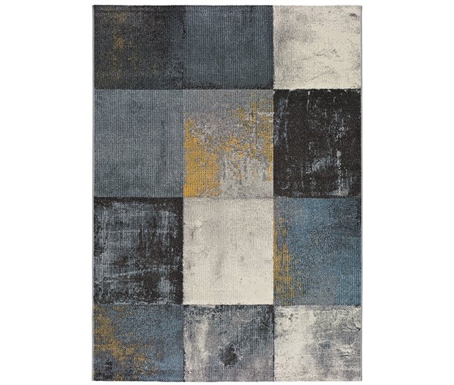 Alfombra geométrica ADRA - ATTICGO 190x280 Gris