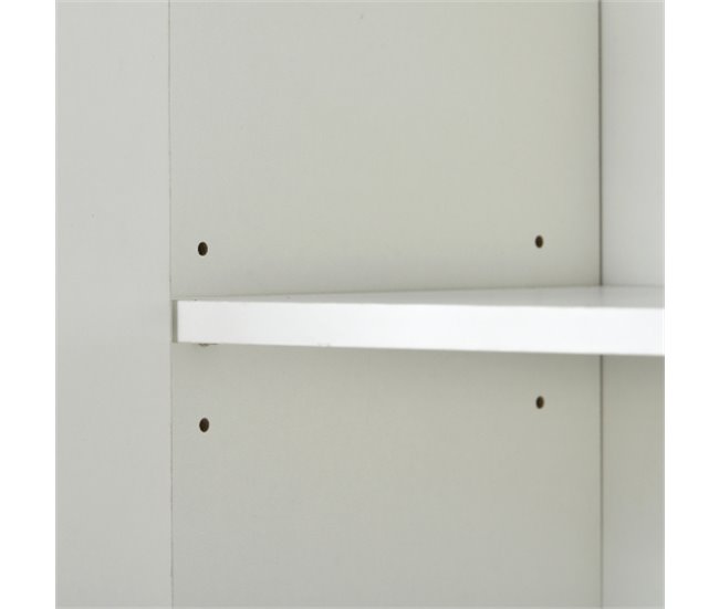 Aparador, 4 puertas, mueble comedor, comedor, sala, cocina 120 Blanco