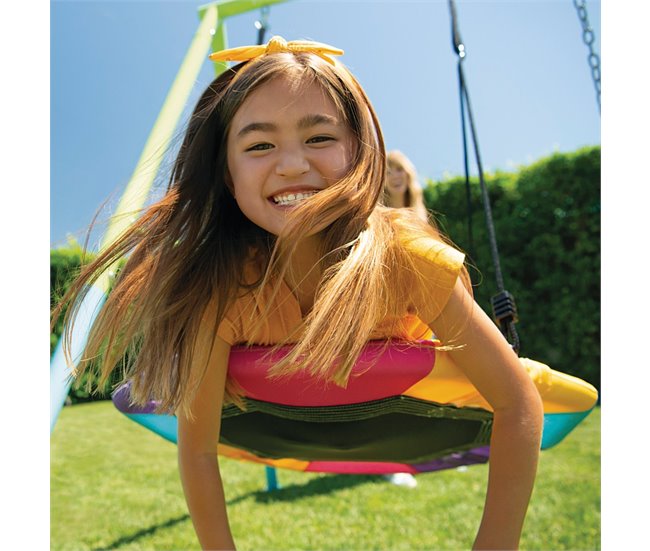 Columpio infantil con nido INTEX Azul/ Verde