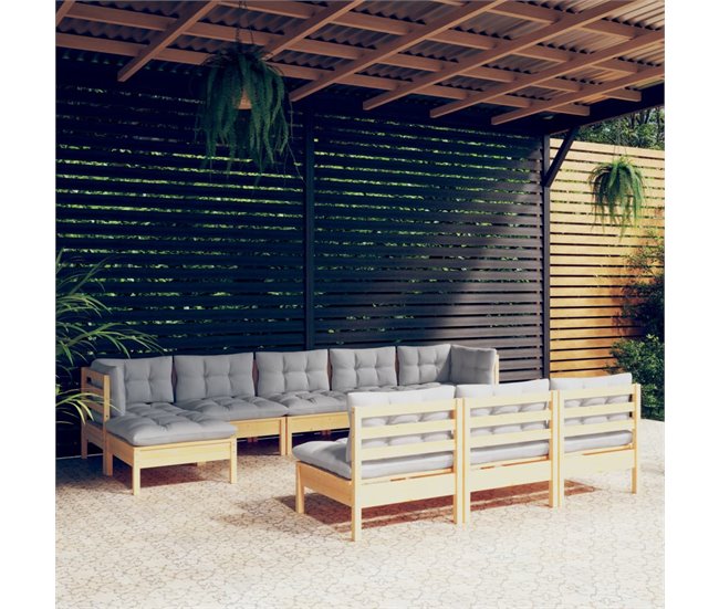 Conjuntos de jardin Gris