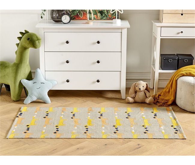 Beliani De pelo corto BANKGO Gris