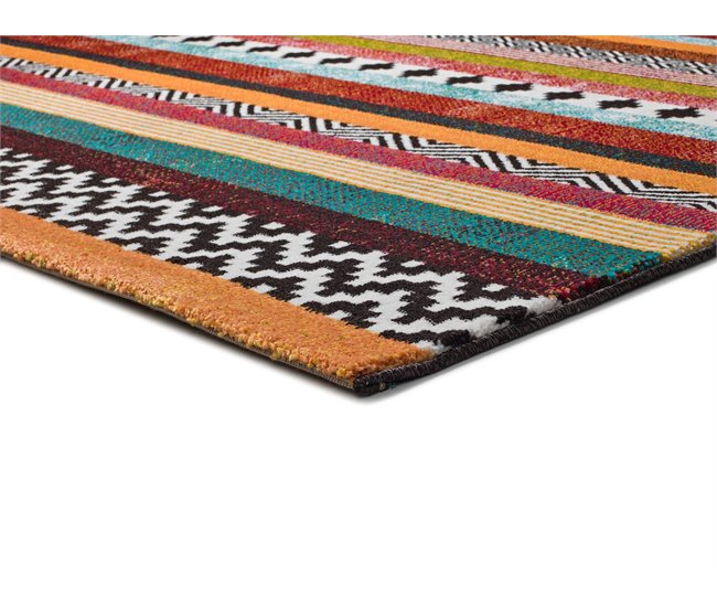 Alfombra geométrica MOAR - ATTICGO 120x170 Multicolor