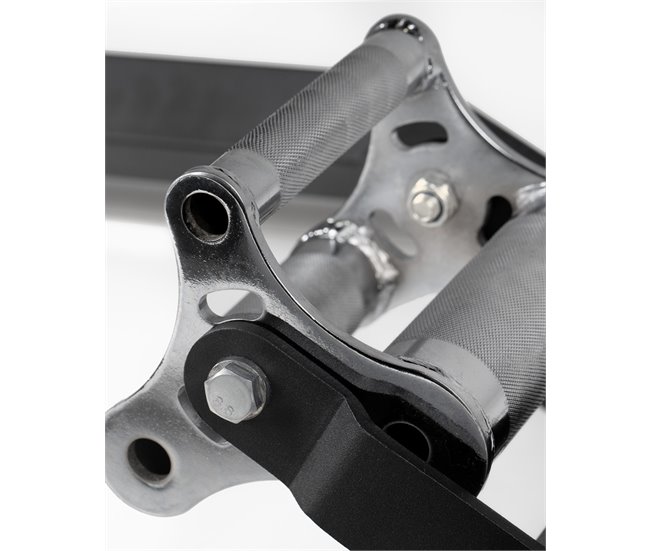 Barra Olímpica Hexagonal Trap Bar - BOOMFIT Negro