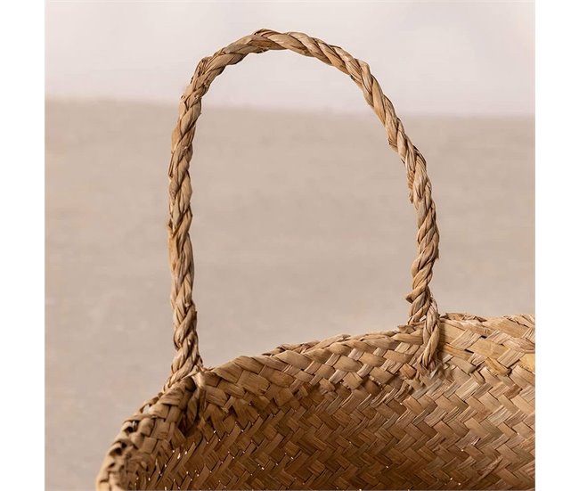 WELL HOME - Cesta plegable de caña natural Marron