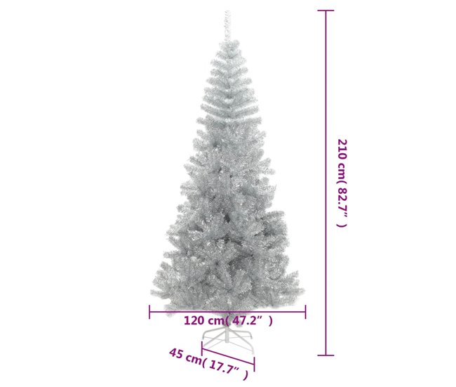 Árbol Navidad - Árbol navideño Plateado