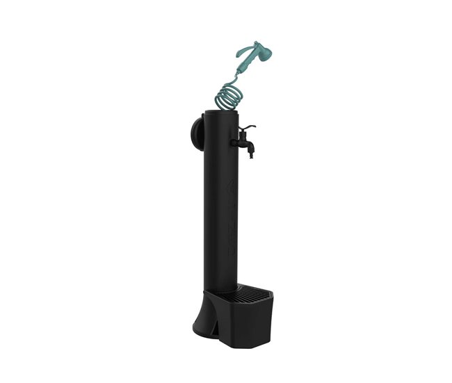 Fuente De Jardín Negra FONTANA-TRITONE-PRO-NERA Negro