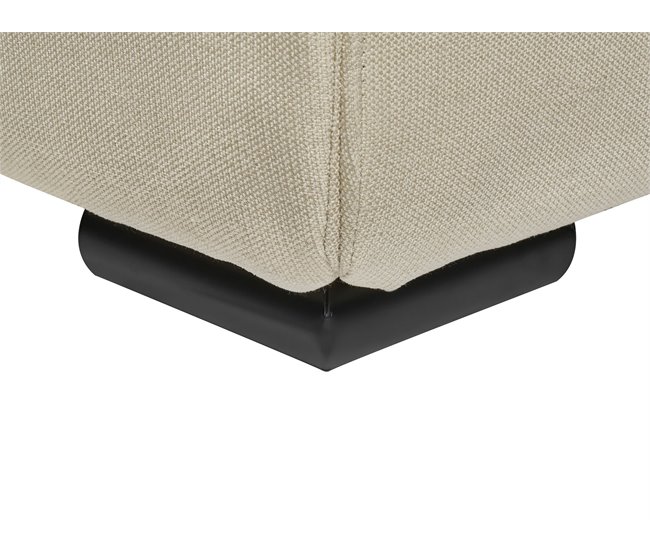 Beliani Cama con somier Poliéster ROISEL 181x226 Crema
