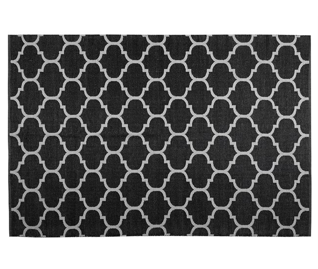 Beliani Alfombra de exterior ALADANA 140x200 Negro
