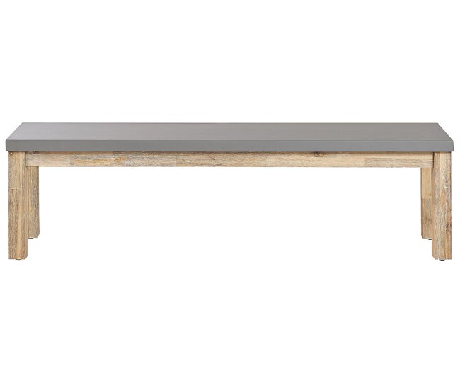 Beliani Conjunto de comedor OSTUNI Gris