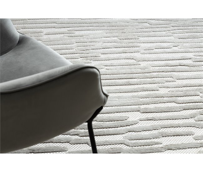 Alfombra SANTO sisal 58394 Olas 140x190 Crema