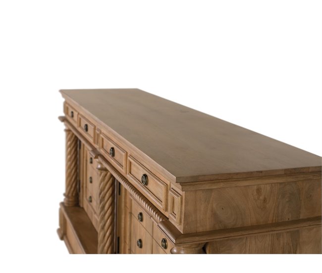 Aparador con  cajones y  puertas en madera de mango .GINER Y COLOMER Marron