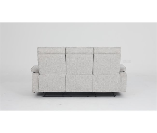 Sofá ALOISE 3 plazas relax manual Beige