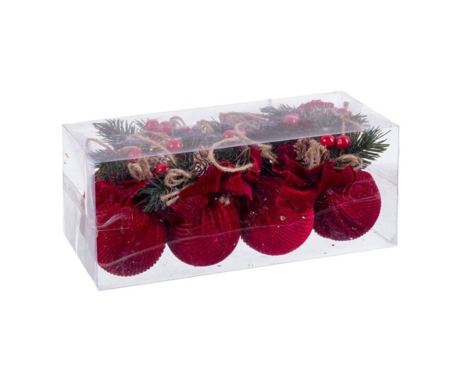 Bolas de Navidad Rojo