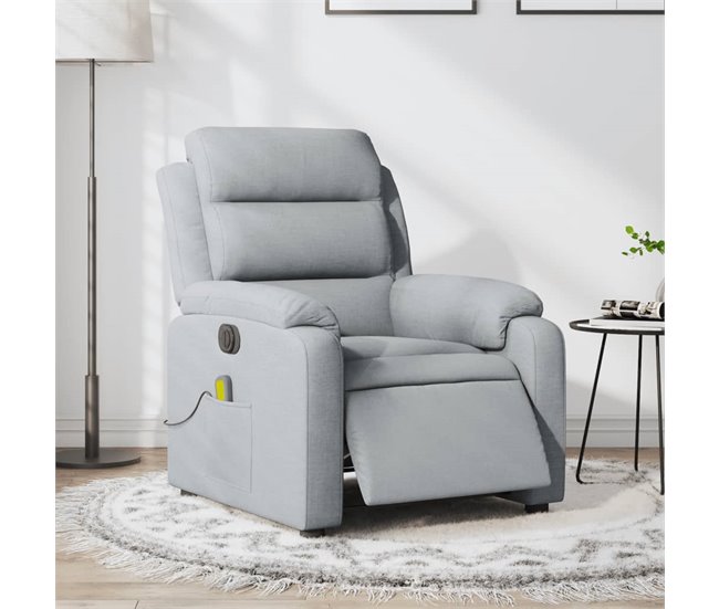 Sillón Reclinable De Masaje Eléctrico Beige