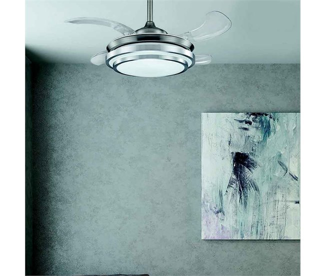 Ventilador De Techo Metal Serie Seleron Niquel