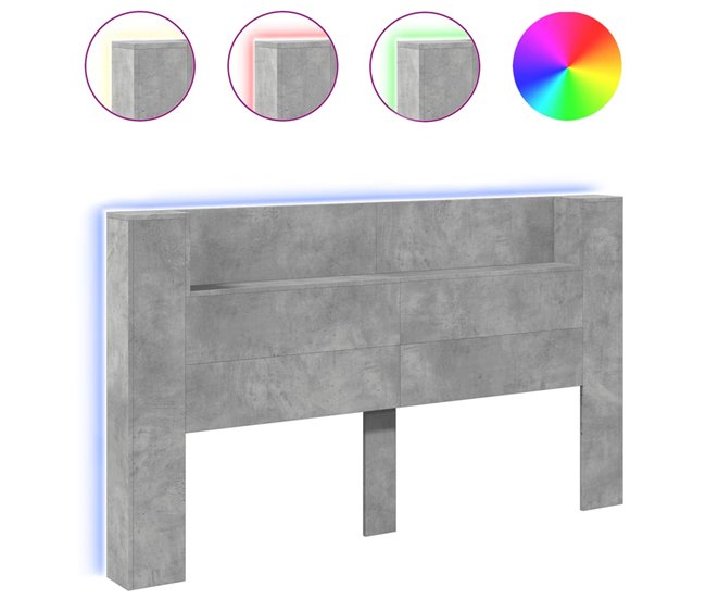 Armario Cabecero 180 Gris