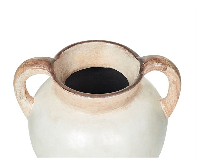 Beliani Jarrón decorativo BANTING Beige
