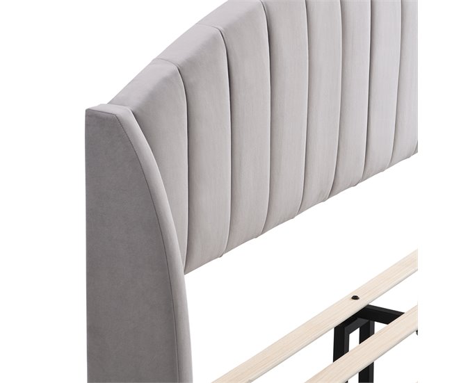 Marco de la cama 200x140 Gris
