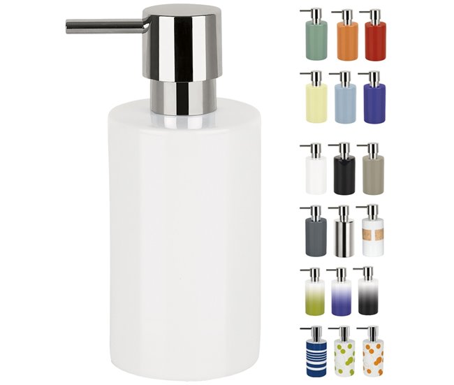 Dispensador De Jabón Liquido Spirella Plateado