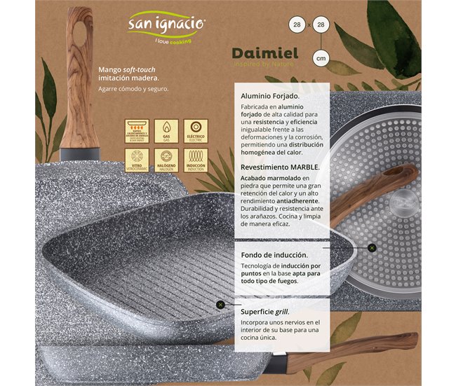 Juego de Batería de cocina de 6 piezas Cromo