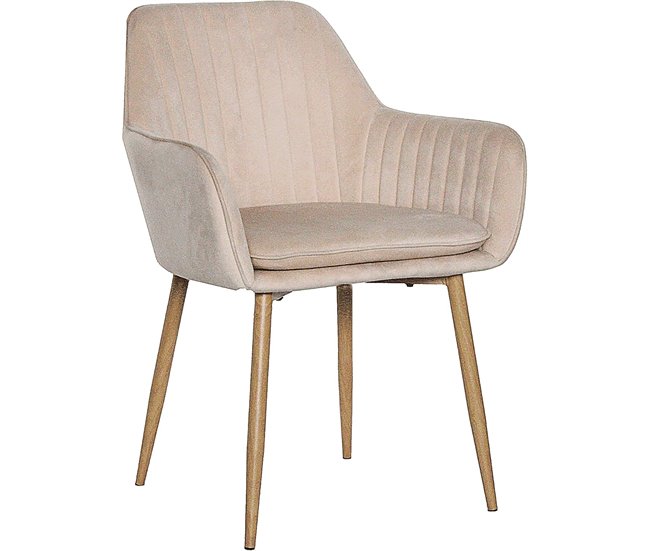 DUPI Sillón de Comedor JAVEA | Pack 2 Unidades Beige