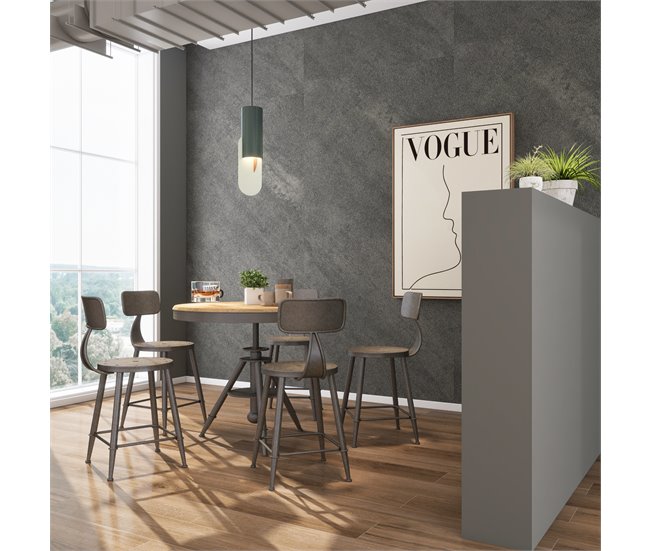 Revestimiento pared Bladel 16 paneles PVC Negro