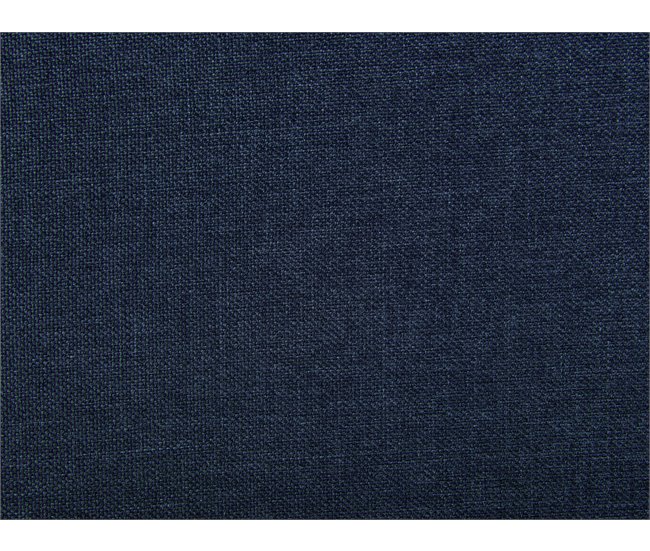 Beliani Cama con somier Poliéster MARMANDE 86x214 Azul Marino