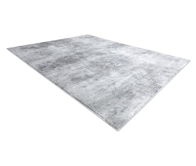 Alfombra MEFE moderna 2783 Mármol Structural dos niveles 80x150 Gris