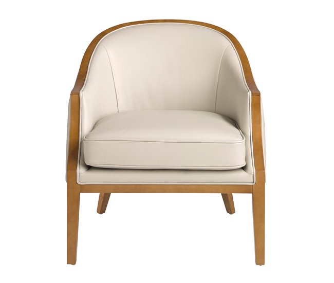 ANGEL CERDÁ Sillón piel Madera