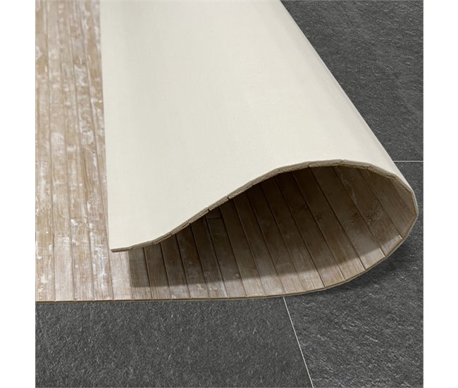 Alfombra de Bambú natural antideslizante 160x240 Beige