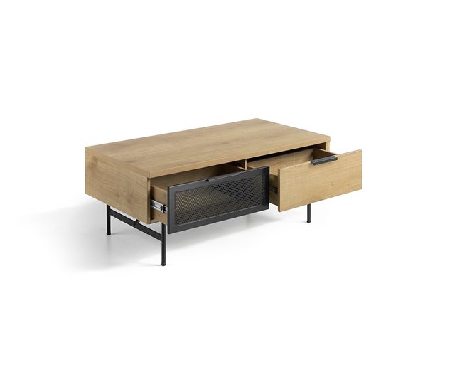 Mesa de Centro Rectangular - Modelo BRADLEY Marron
