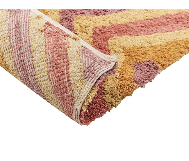 Beliani Alfombra de pelo corto CANAKKALE 80x150 Mostaza