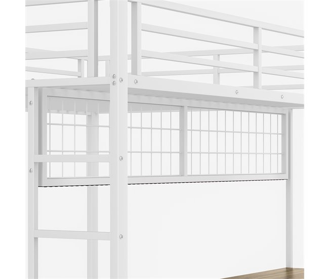 Cama litera 145x204 Blanco