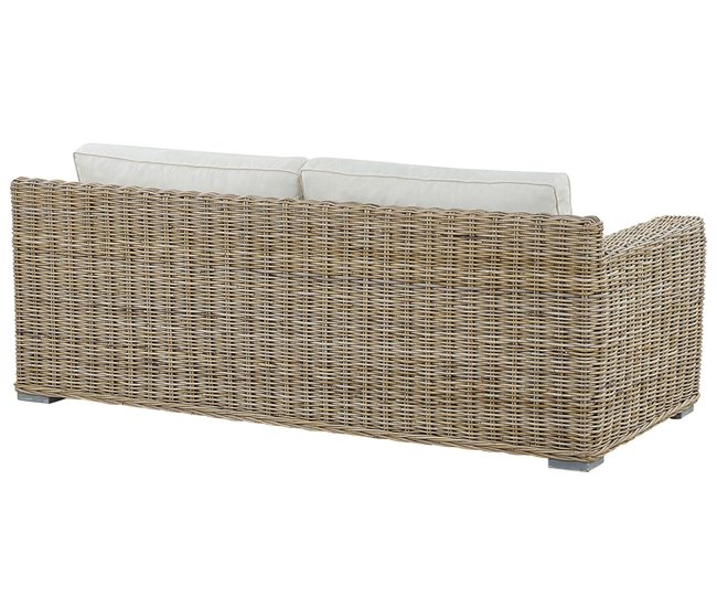 Beliani Conjunto de jardín Ratán ARDEA Natural