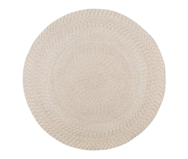 Alfombra Redonda Menorca 180x180 Beige