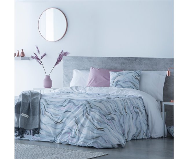 2 fundas de almohada MAYA Azul