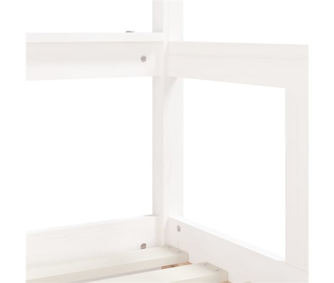 Estructura De Cama Infantil 146x75 Blanco