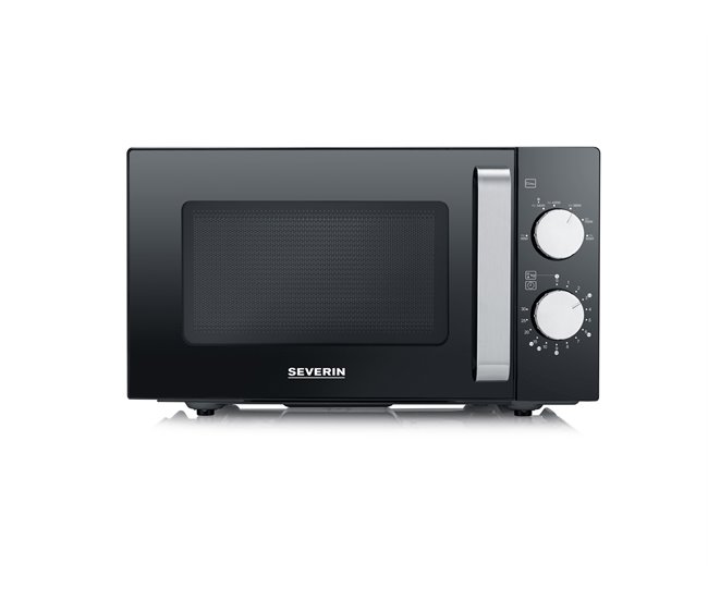 Microondas con temporizador de 20 L. SEVERIN, MW 7761, 800 W Negro