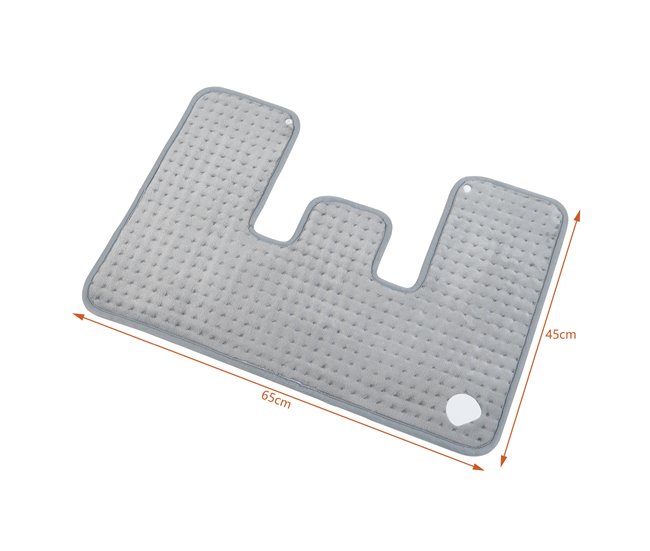 Almohadilla eléctrica Borrello lavable 100W Vlies Gris