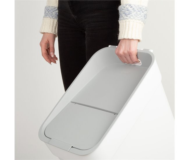 Curver Cubo de reciclaje Ready To Collect 30L Blanco