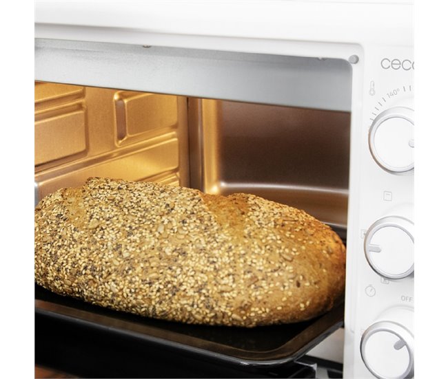 Cecotec Horno de sobremesa Bake Toast 2600 Blanco