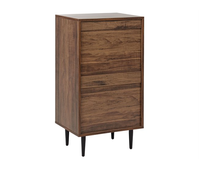 Beliani Cómoda KEITH Madera Oscura