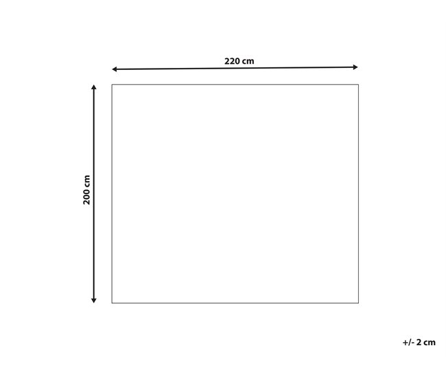 Beliani Cubrecama HATTON 