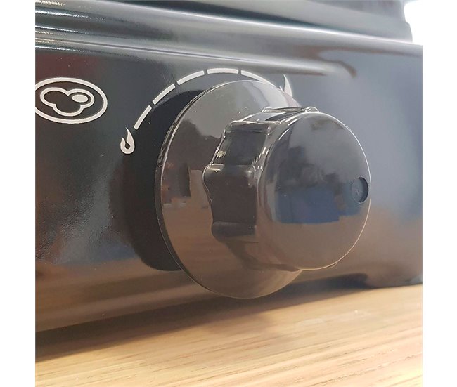 Cocina de gas portátil MPM KN-03/1KB Negro