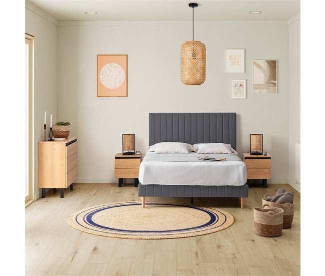 Base tapizada + cabecero Eris 