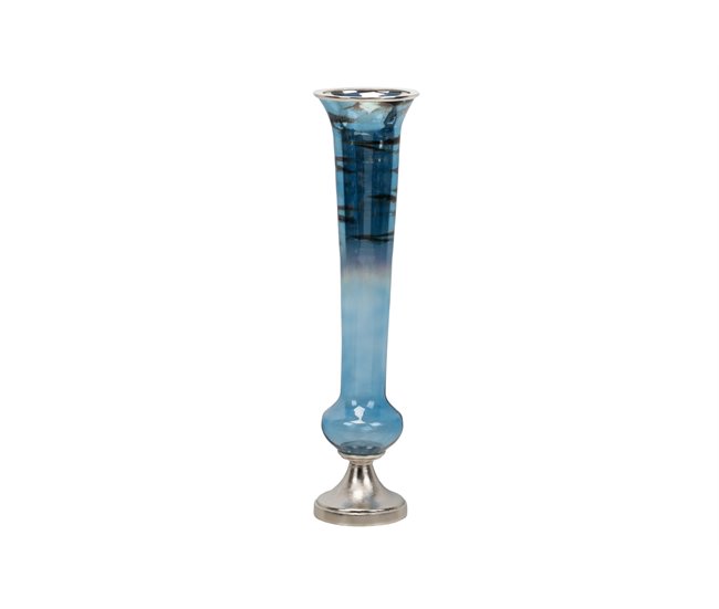 Florero Aluminio Adda Home Azul