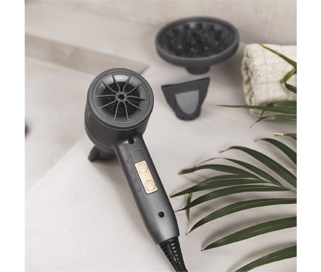 Secador IoniCare 5500 PowerStyle Cecotec Negro