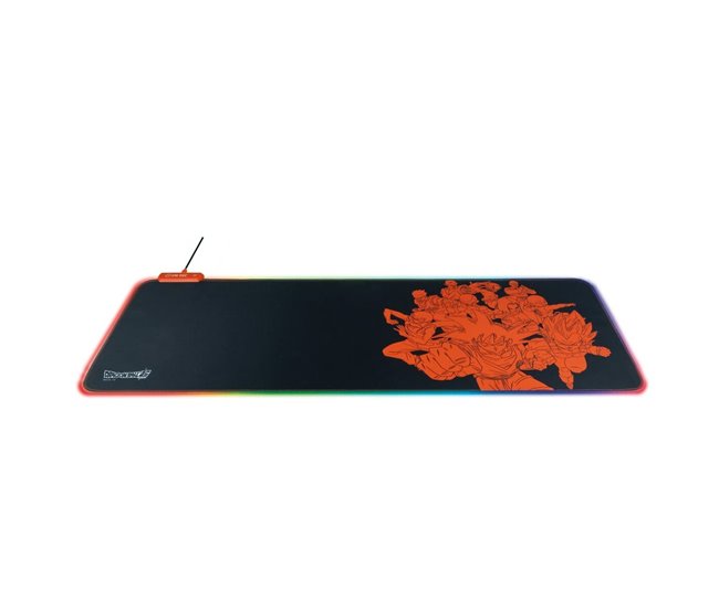 Alfombrilla Gaming con Iluminación LED DBPCMOUPADGO Negro