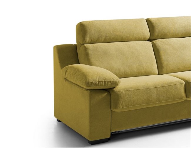 Sofá cama MOLLY 3 plazas Mostaza