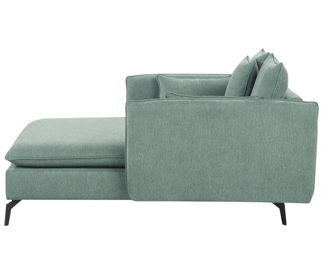 Beliani Chaise longue Poliéster CHARMES Verde